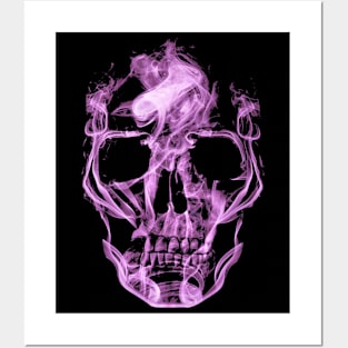 Smokey Skull Posters and Art